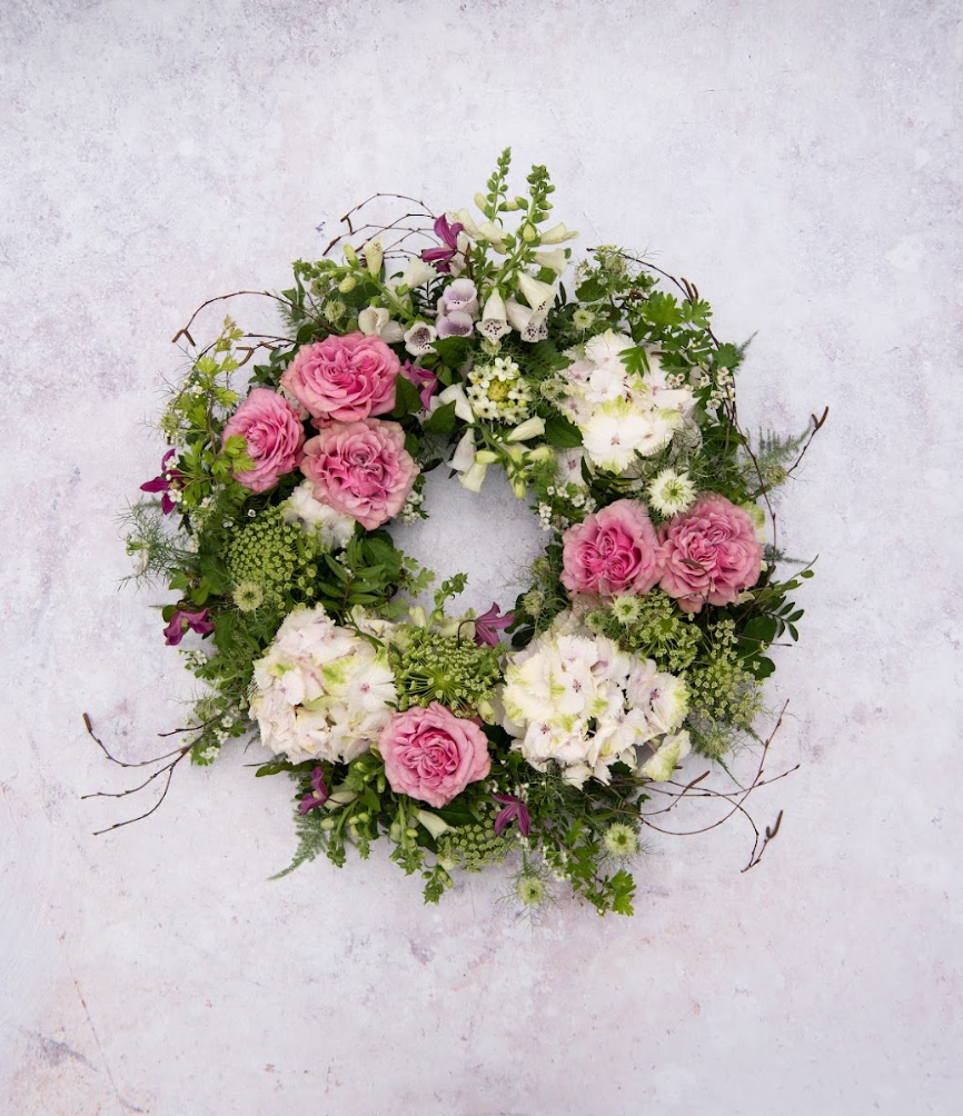 Country Garden Elegance Wreath