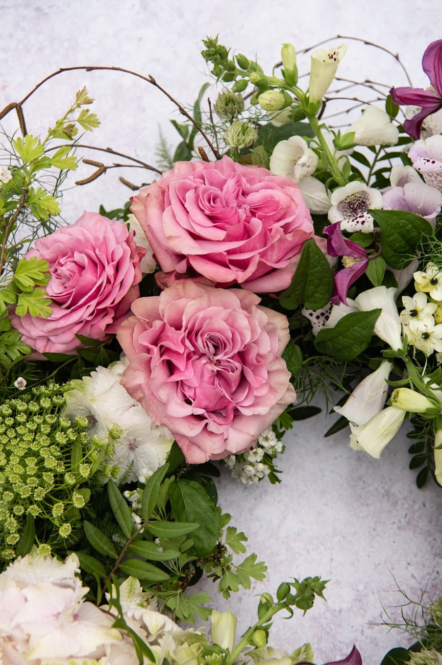 Country Garden Elegance Wreath