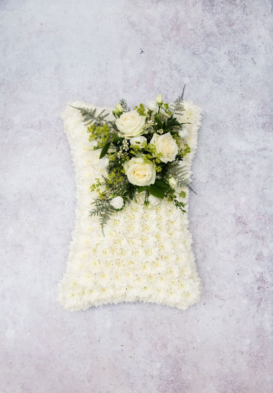 Heavenly Elegance Floral Pillow
